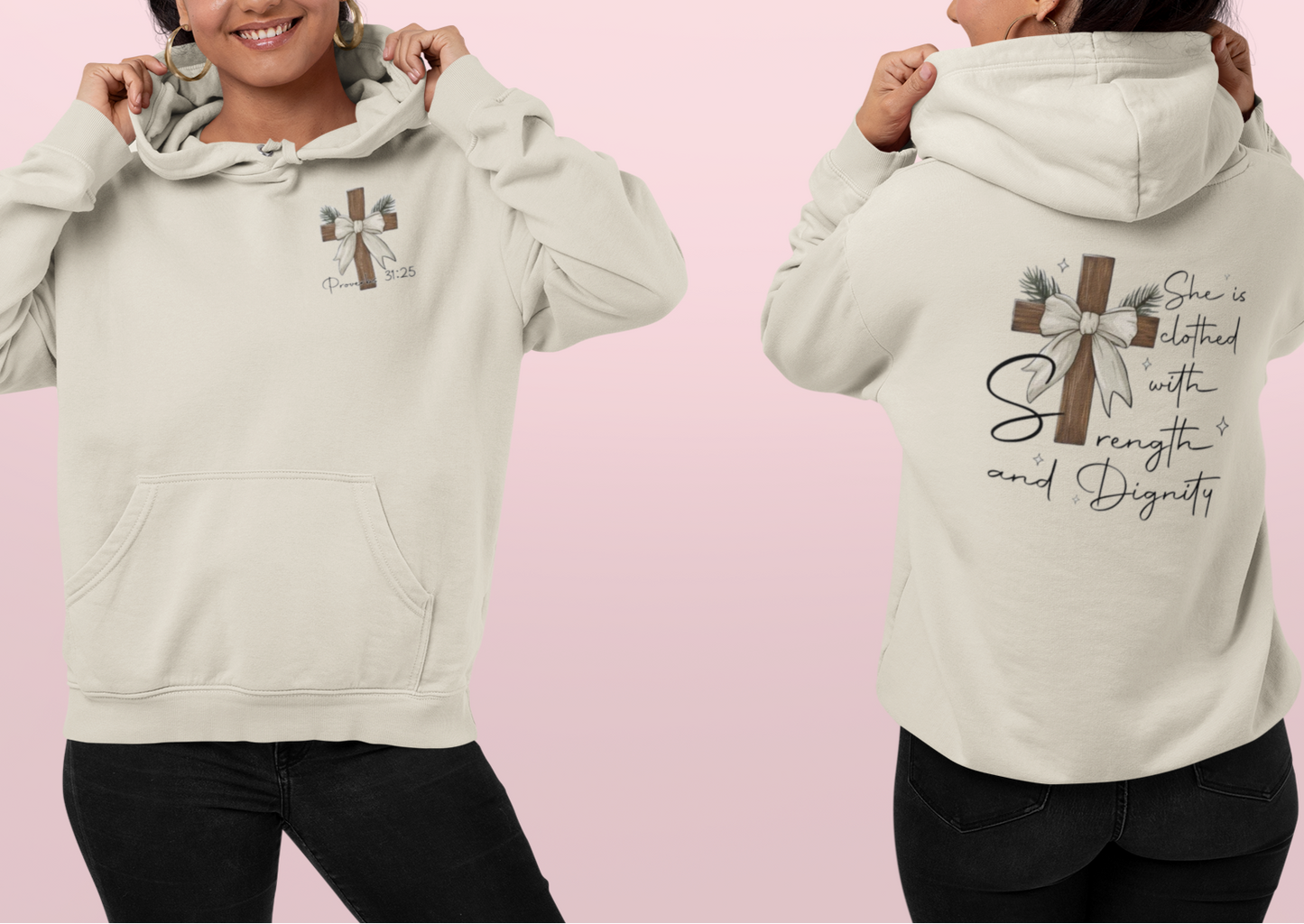 She is Clothed Hoodie