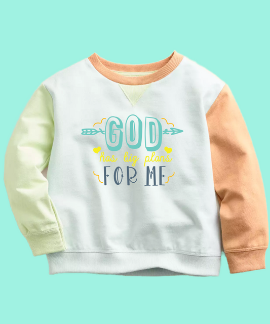 Big Plans Long Sleeve Baby Sweatshirt