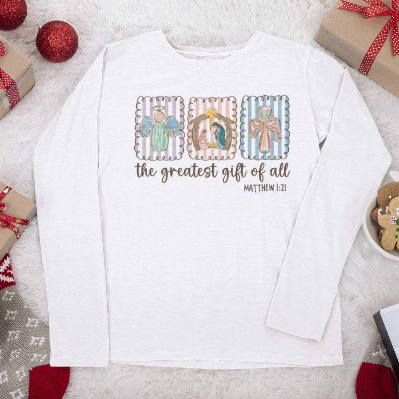 Youth Greatest Gift Long Sleeve Tee