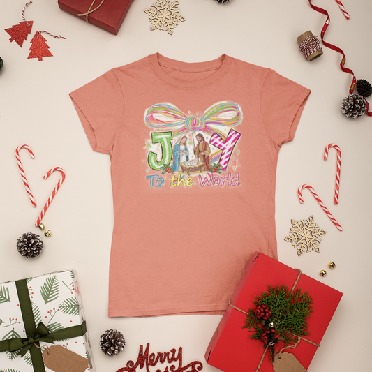 Joy Christmas Short Sleeve Tee